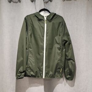 Women's Timberland Waterproof Forest Green Hooded Windbreaker (L)